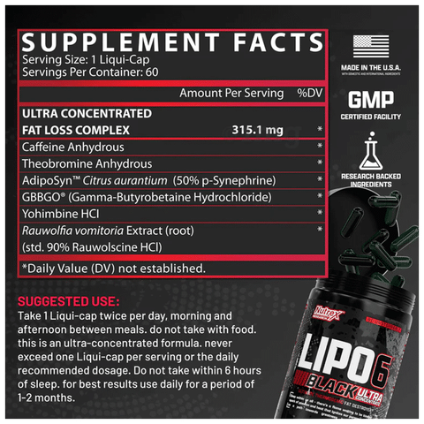 LIPO6 BLACK UC - SW SUPPS