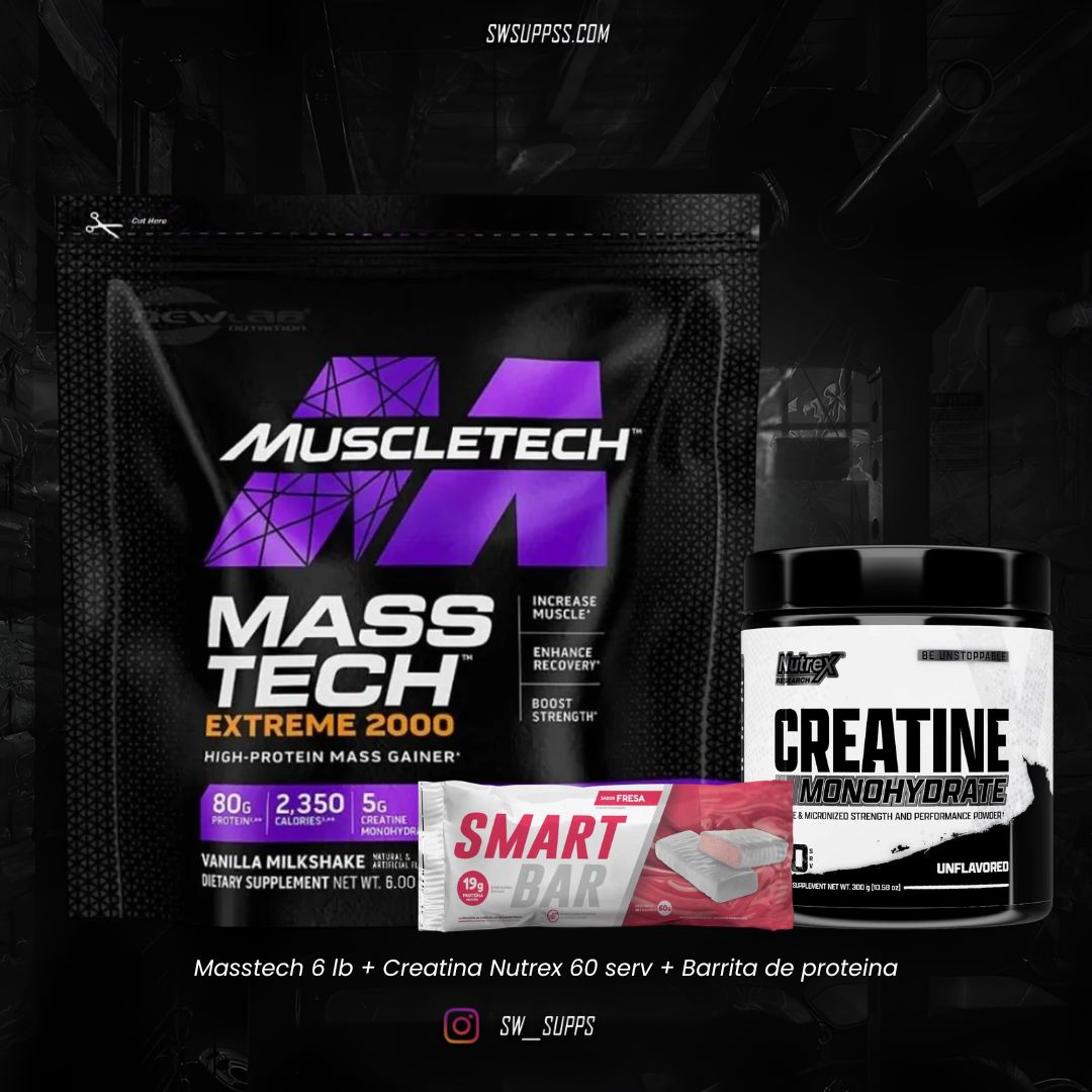 DUO MASSTECH 6 LB + NUTREX 60 SERV