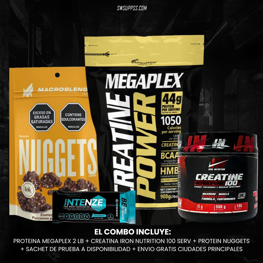 COMBO MEGAPLEX 2 LB + IRON 100 SERV - SWSUPPS