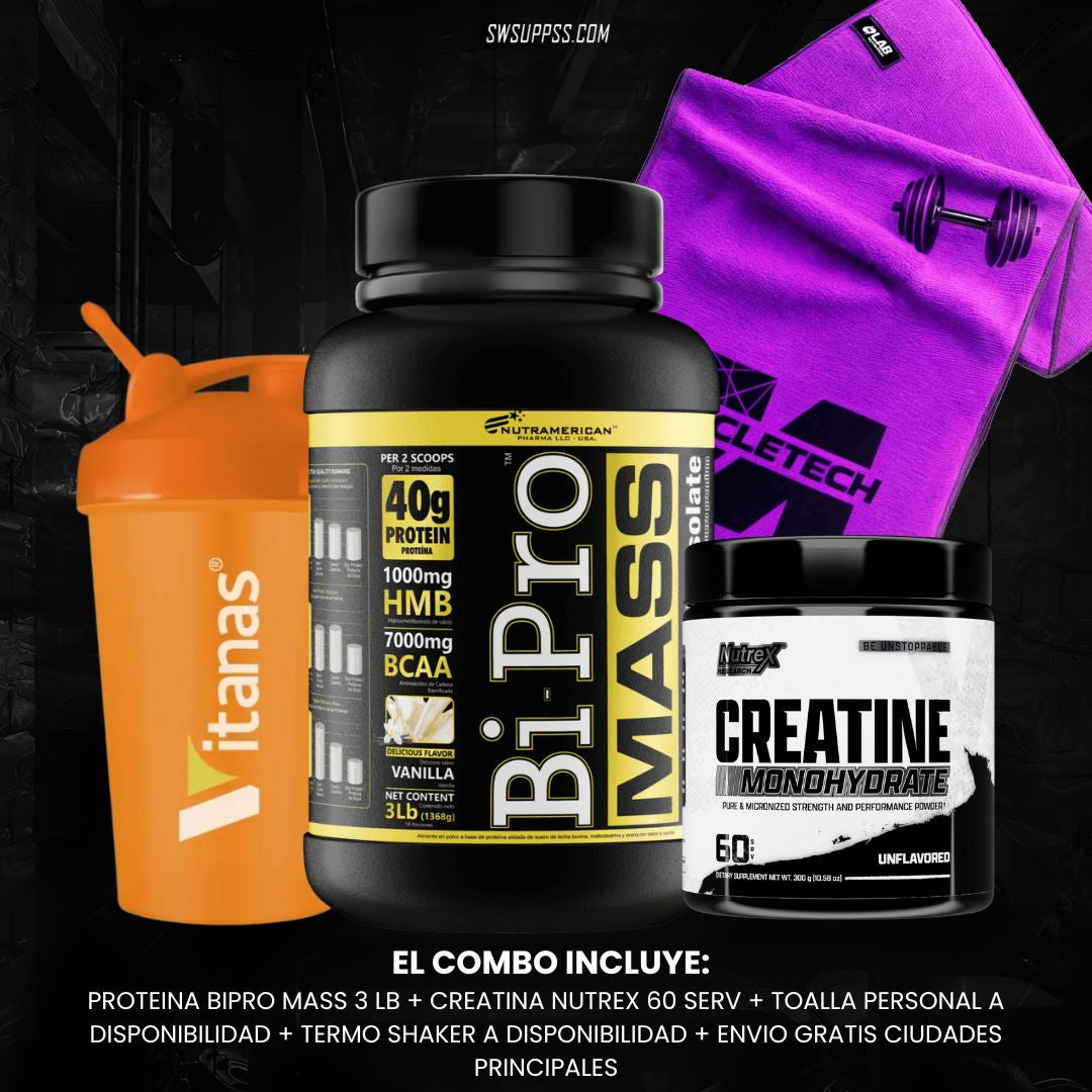 COMBO BIPRO MASS + NUTREX 60 - SWSUPPS