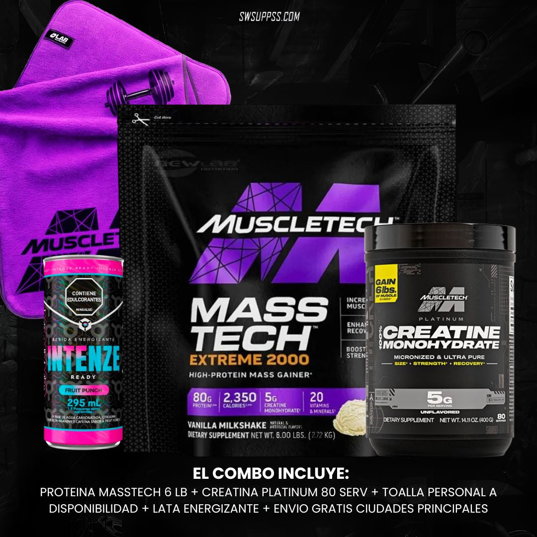 COMBO MASSTECH 6 LB + PLATINUM 80 SERV - SWSUPPS