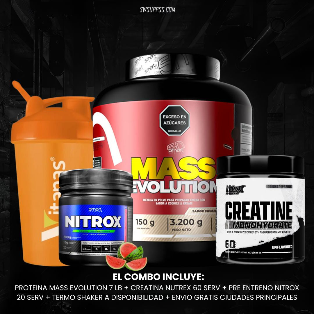 COMBO MASS EVO 7 LB + NUTREX 60 SERV - SWSUPPS