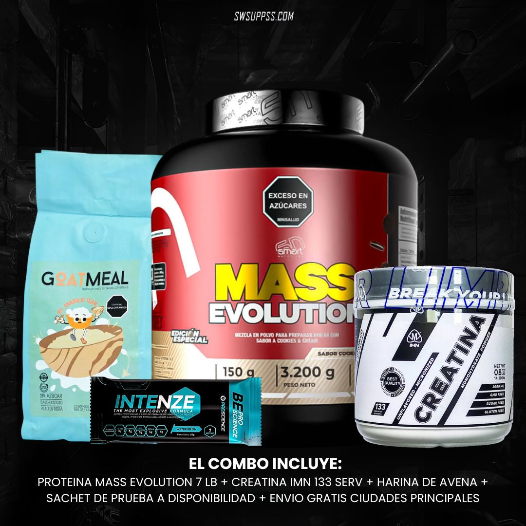 COMBO AMSS EVO 7 LB + CREATINA IMN 133 SERV - SWSUPPS