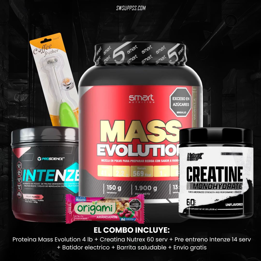 COMBO MASS EVOLUTION 4 LB + INTENZE 14 SERV