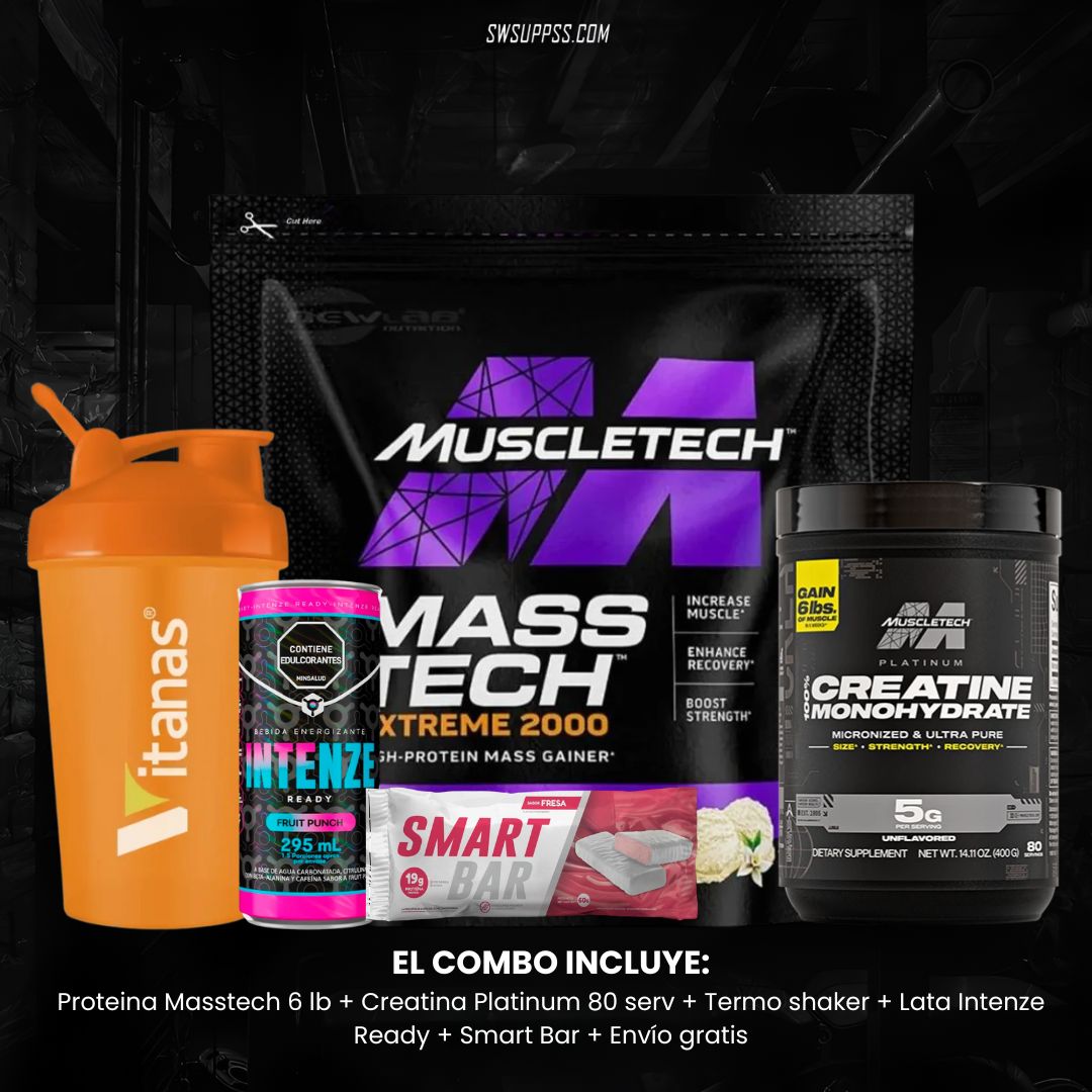 COMBO MASSTECH 6 LB + PLATINUM 80 SERV