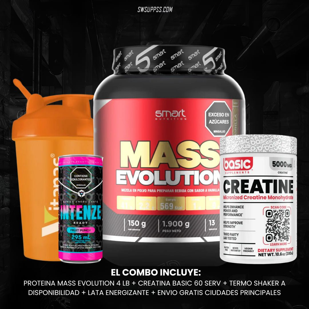 COMBO MASS EVO 4 LB + BASIC 60 SERV - SWSUPPS