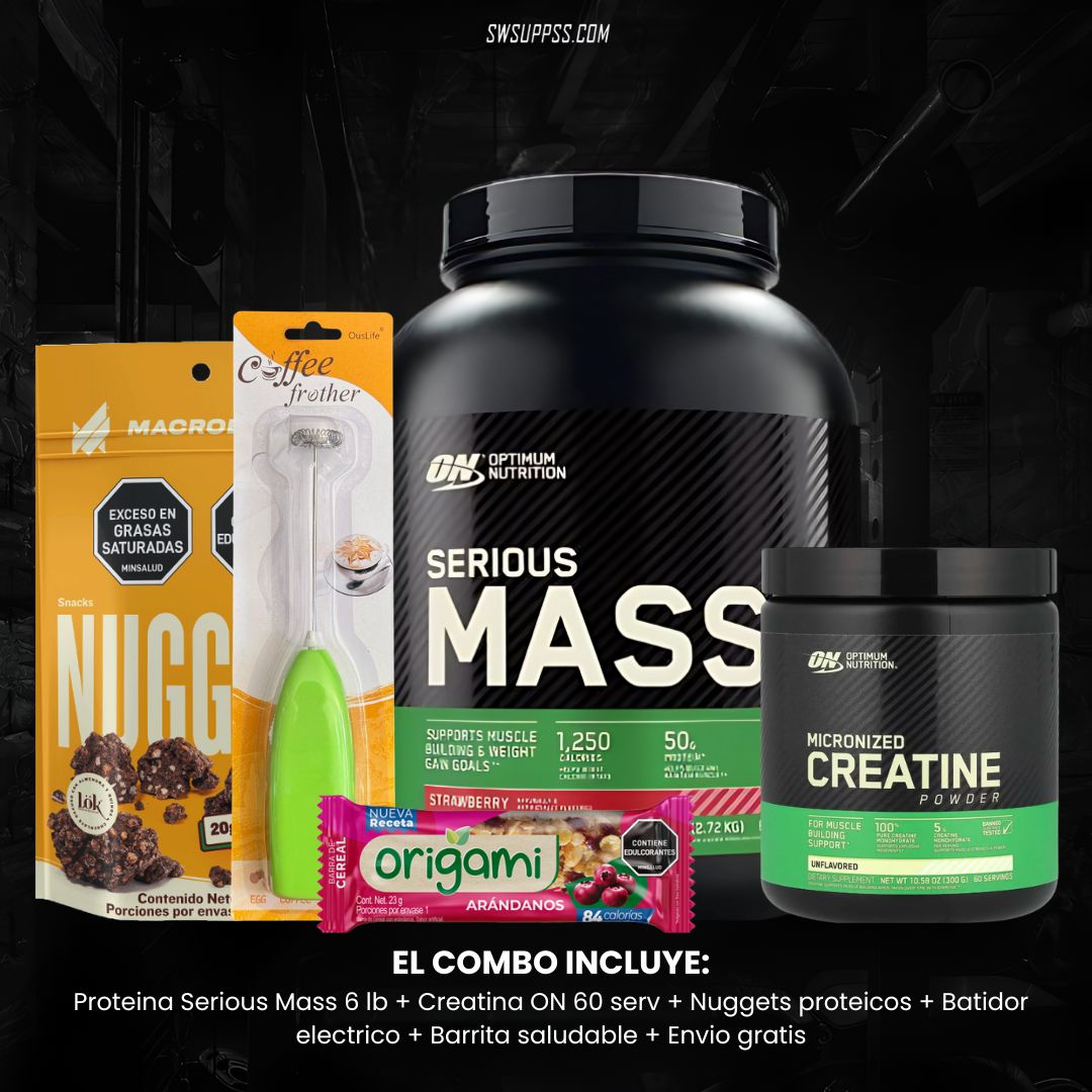 COMBO SERIOUS MASS 6 LB + VOLUMEN