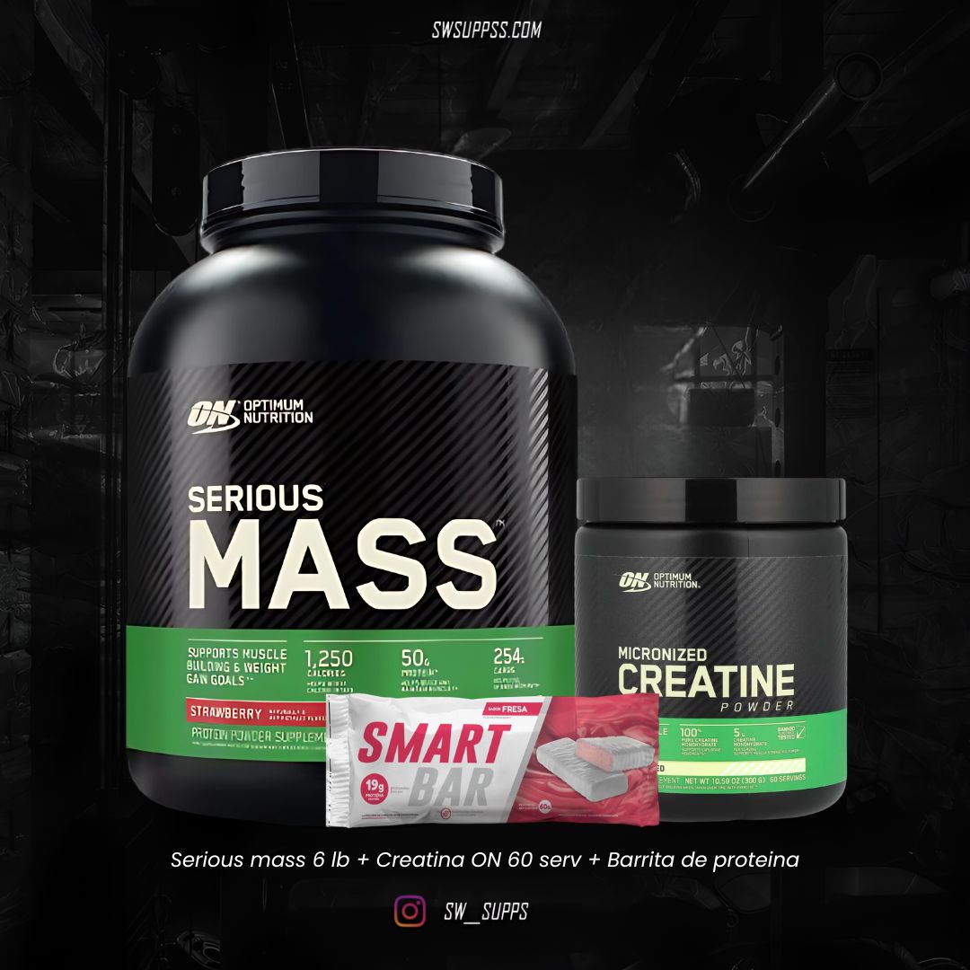 DUO SERIOUS MASS 6 LB + ON 60 SERV