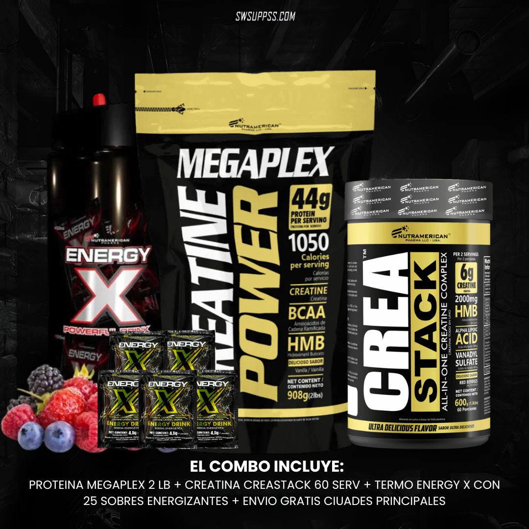 COMBO MEGAPLEX 2 LB + CREASTACK 60 SERV - SWSUPPS