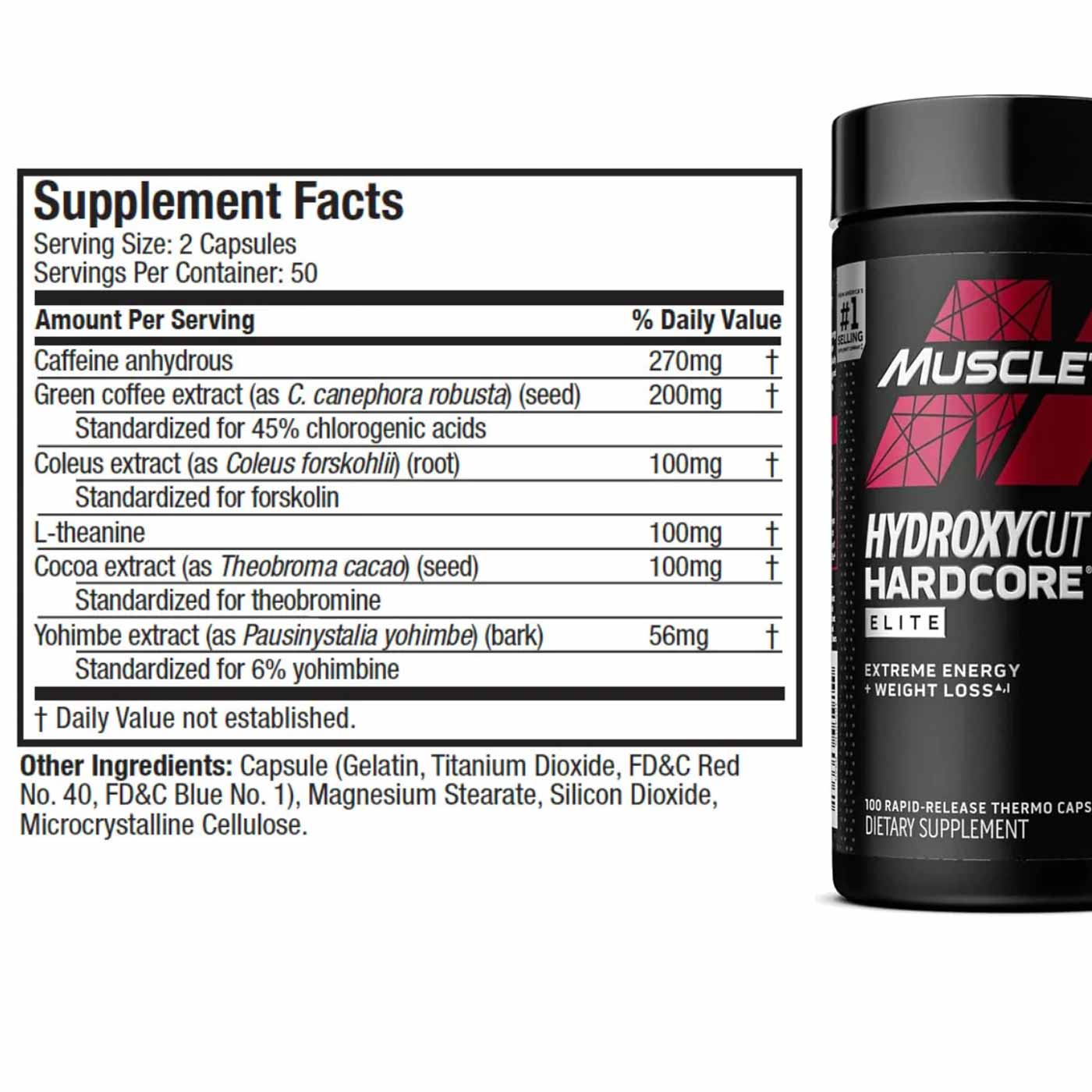 HYDROXYCUT ELITE 100 CAPSULAS - SW SUPPS