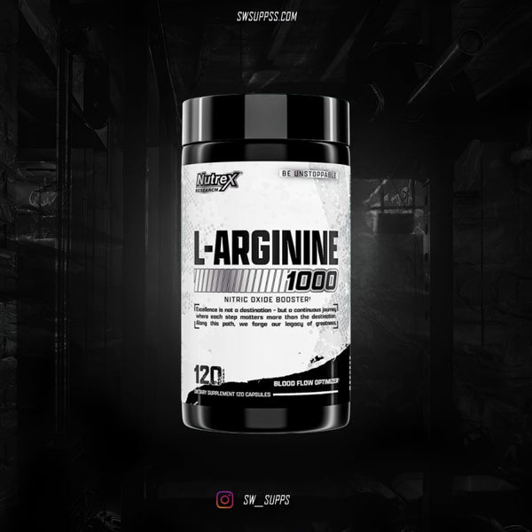 L ARGININE NUTREX 120 CAPS - SWSUPPS