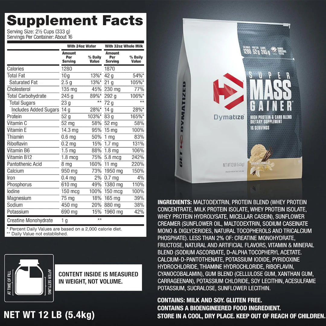 SUPER MASS GAINER 12 LB